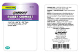 Jandorf 1-3/8 in. D Rubber Grommet 2 pk