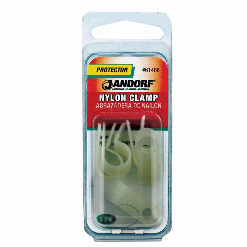 Jandorf 3/8 in. D Nylon Cable Clamp 5 pk