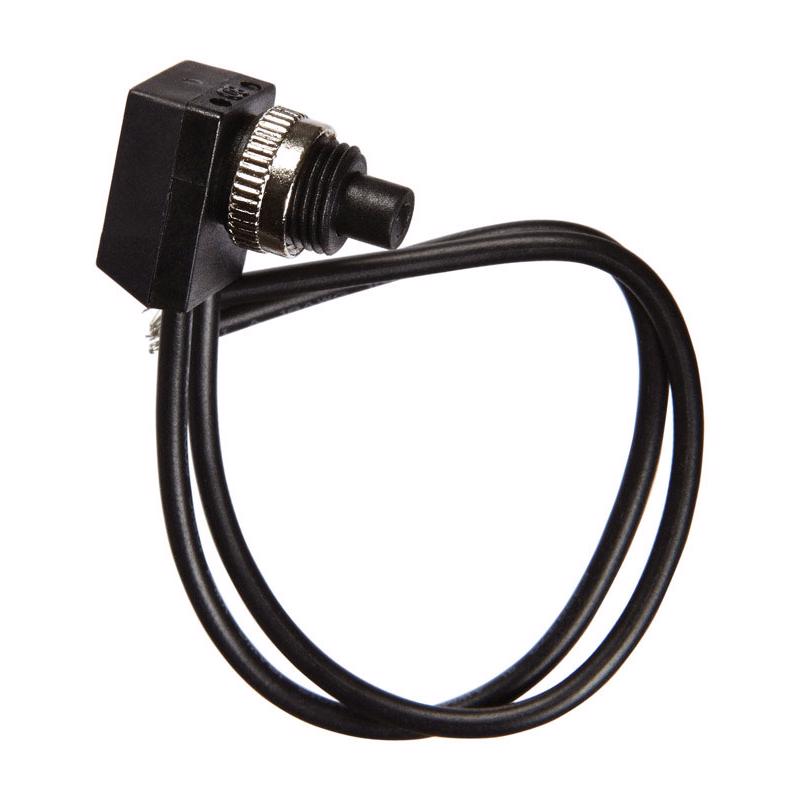 PUSH SWITCH SPST BLK2TER