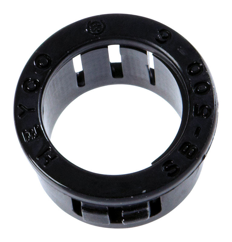 BUSHING NYL 1/2X3/8 BLK