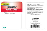 Jandorf 1-1/4 in. D Nylon Cable Clamp 2 pk