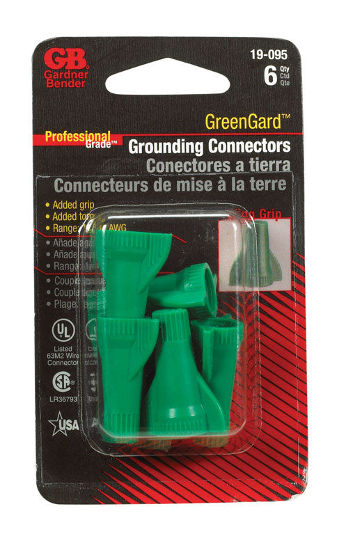 CONN WIRE GROUND GRN CD6