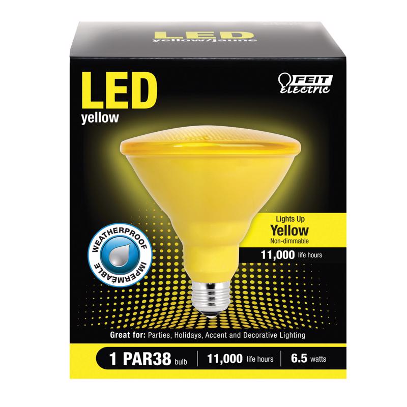 LED PAR38 E26 YELLOW 90W