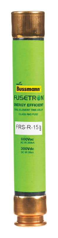 Bussmann 15 amps Dual Element Time Delay Fuse 1 pk