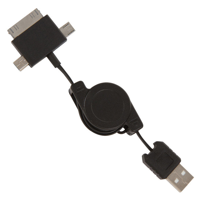 GetPower 3 ft. L 3-Way Charging Cable