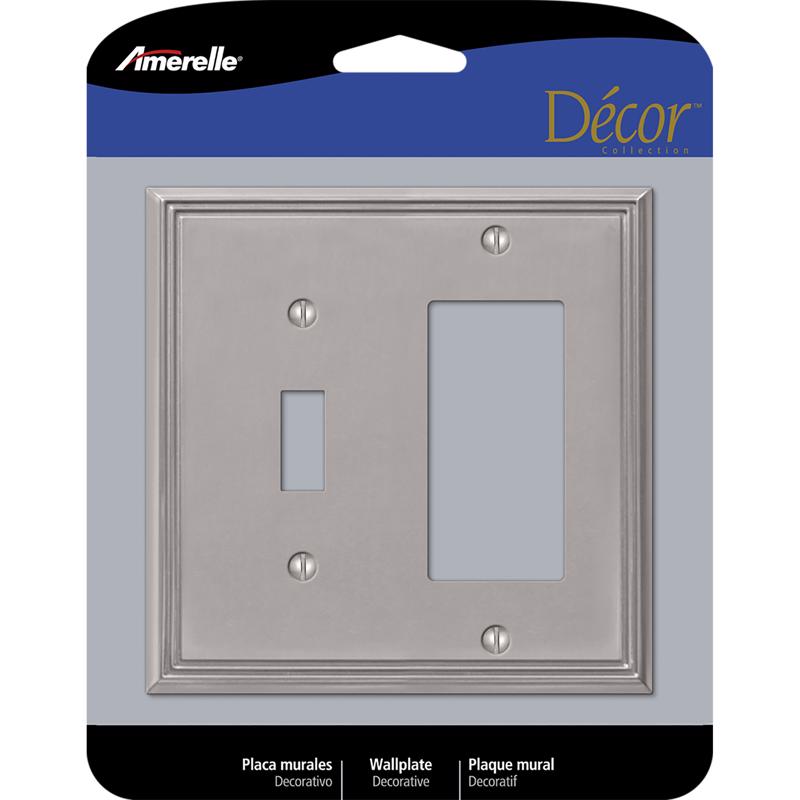 WALLPLATE COMBO METRO BN