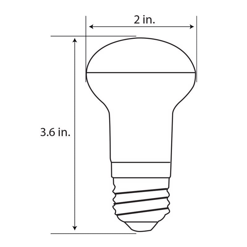 Feit Enhance R16 E26 (Medium) LED Bulb Soft White 40 Watt Equivalence 1 pk