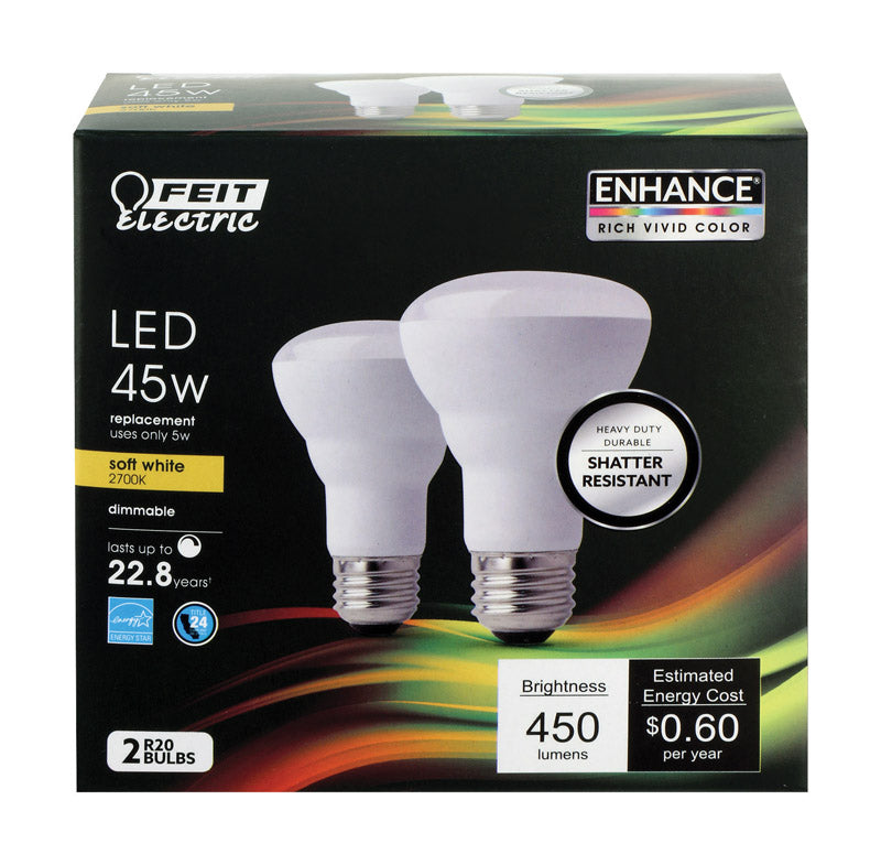 LED R20 E26 SW 45W 2PK