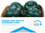 Home Plus Indoor 6 ft. L Green Extension Cord with Switch 18/2