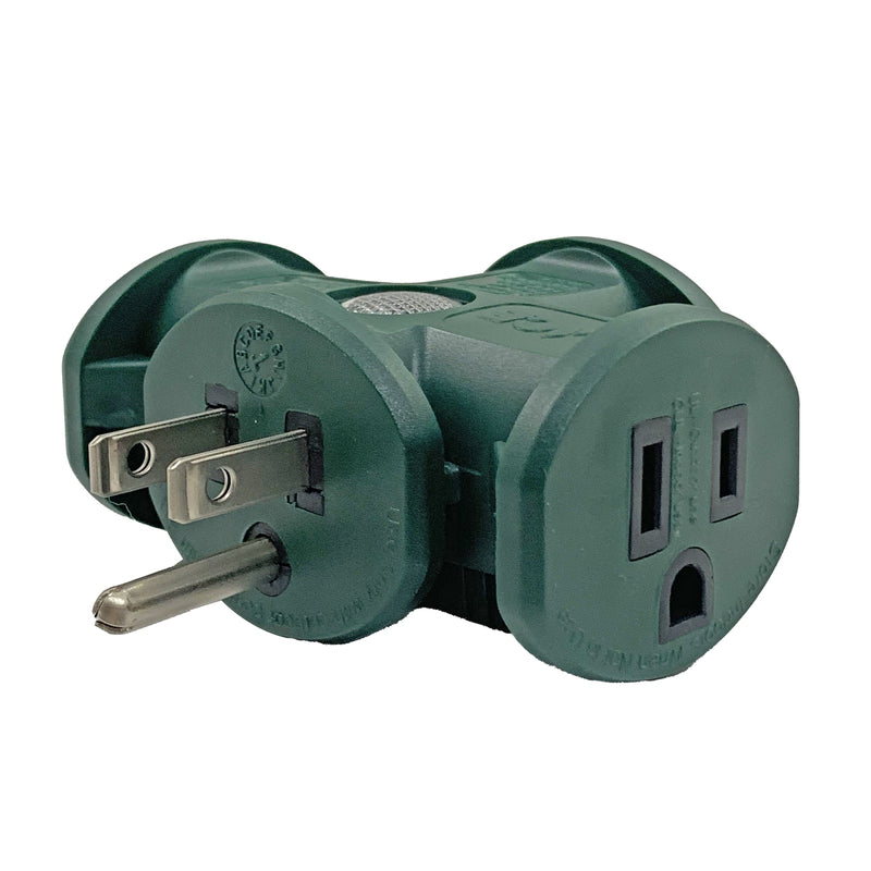 Ace Grounded 3 outlets Adapter 1 pk