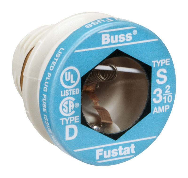 Bussmann 3-2/10 amps Plug Fuse 4 pk