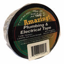 Amazing 2 in. W X 108 ft. L Black Plastic Plumbing & Electrical Tape