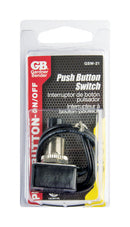 Gardner Bender 10 amps Push Button Switch Black 1 pk