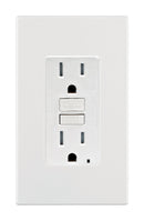 GFI RECPT&WLPLT 15A WHT
