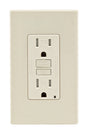 GFCI OUTLET W/PLT 15A LA