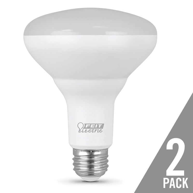 Feit BR30 E26 (Medium) LED Bulb Soft White 65 Watt Equivalence 6 pk