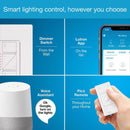 Lutron Caseta White 100 W Plug-In Dimmer Switch w/Remote Control 1 pk