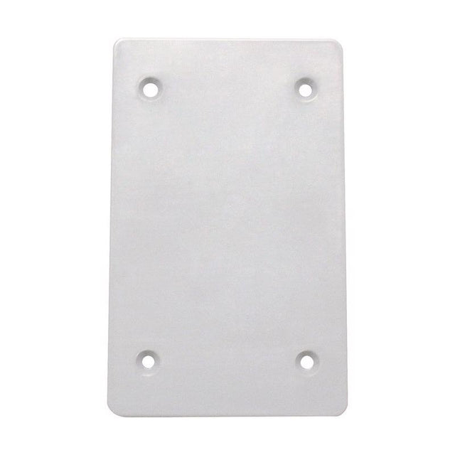 1G BLANK CVR WHT