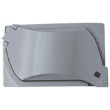 Sigma Engineered Solutions Rectangle Plastic 1 gang Universal Cover