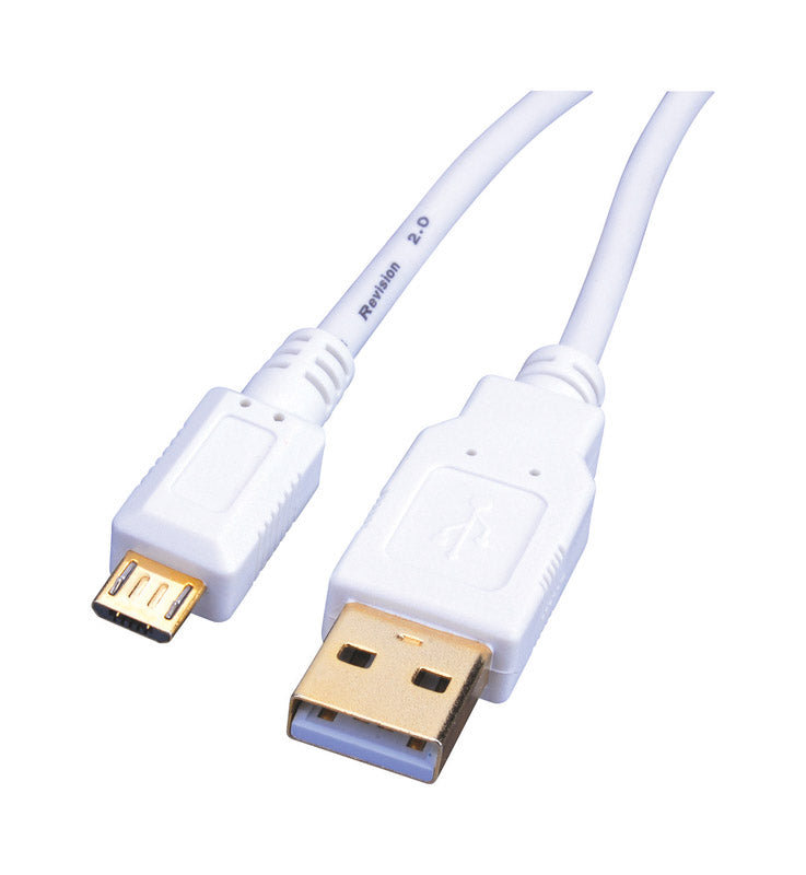 CABLE MICRO USB 2.0 6'