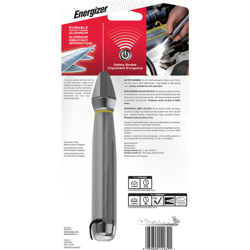 Energizer 400 lm Gray LED Flashlight AA Battery