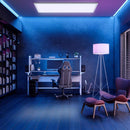 Feit EDGELIT 1 in. H X 24 in. W X 48 in. L Frost White LED Flat Panel Light Fixture