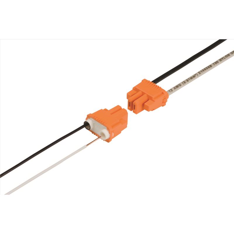 Ideal PowerPlug Insulated Wire Terminal Disconnect Orange 5 pk