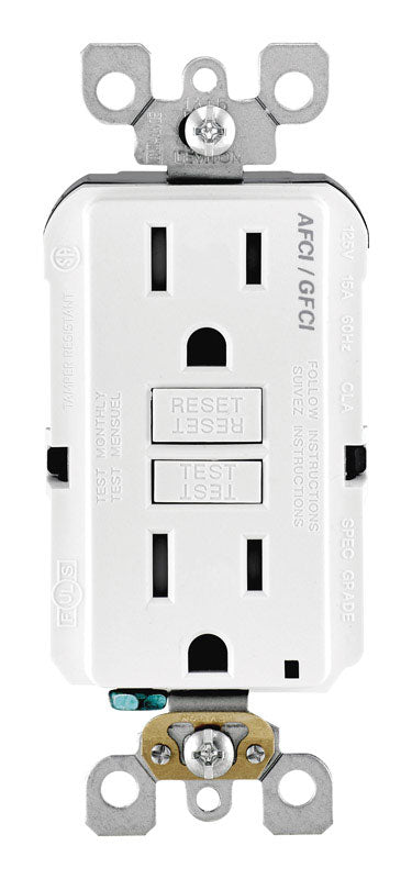 AFCI/GFCI RECPTACLE 125V