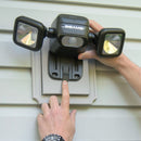 Mr. Beams High Performance Motion-Sensing Battery Powered LED Dark Brown Spotlight