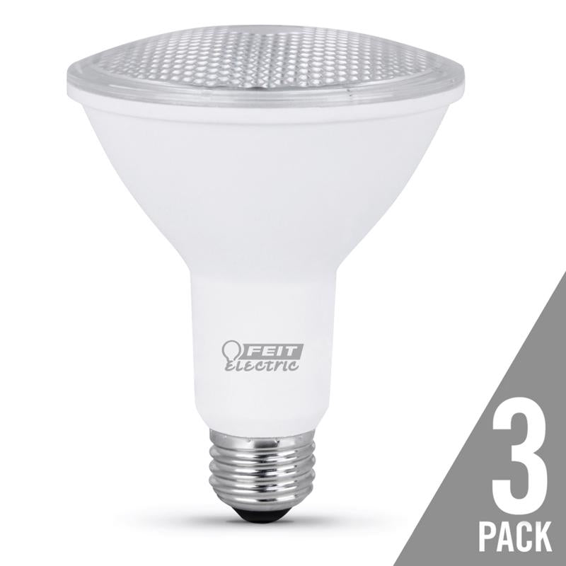 Feit LED PAR30 E26 (Medium) LED Bulb Warm White 75 Watt Equivalence 3 pk