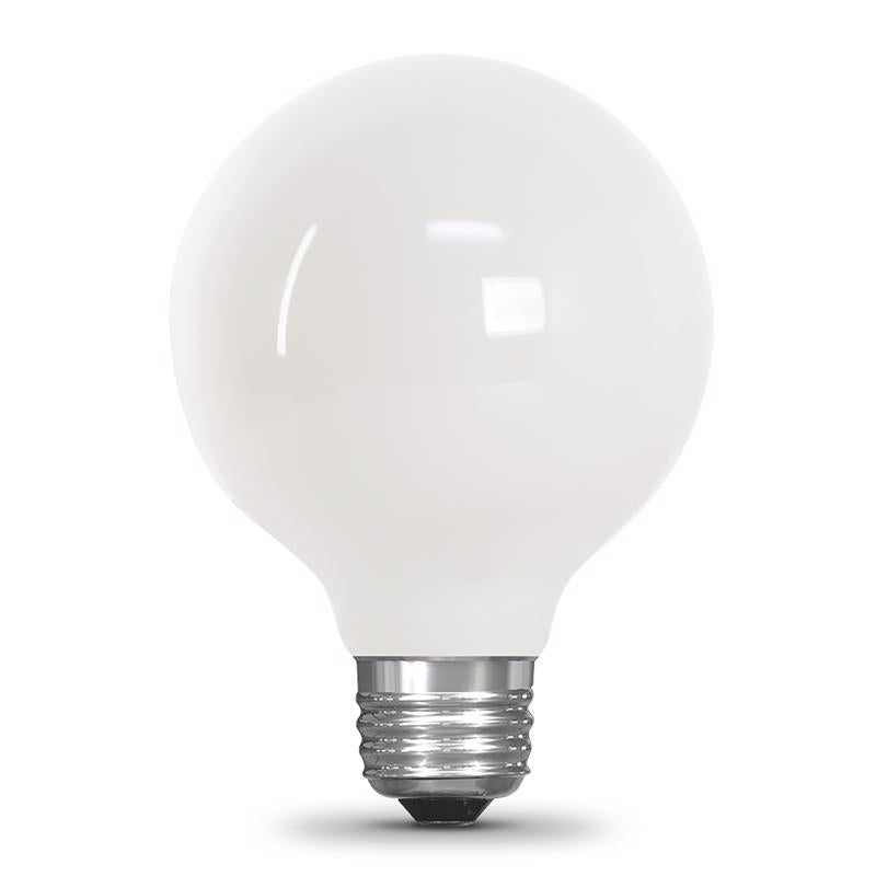 Feit G25 E26 (Medium) LED Bulb Soft White 40 Watt Equivalence 1 pk