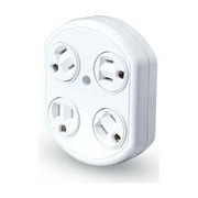 360 Electrical Grounded 4 outlets Outlet Tap Surge Protection 1 pk