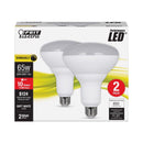 LED BR40 E26 SW 65W 2PK