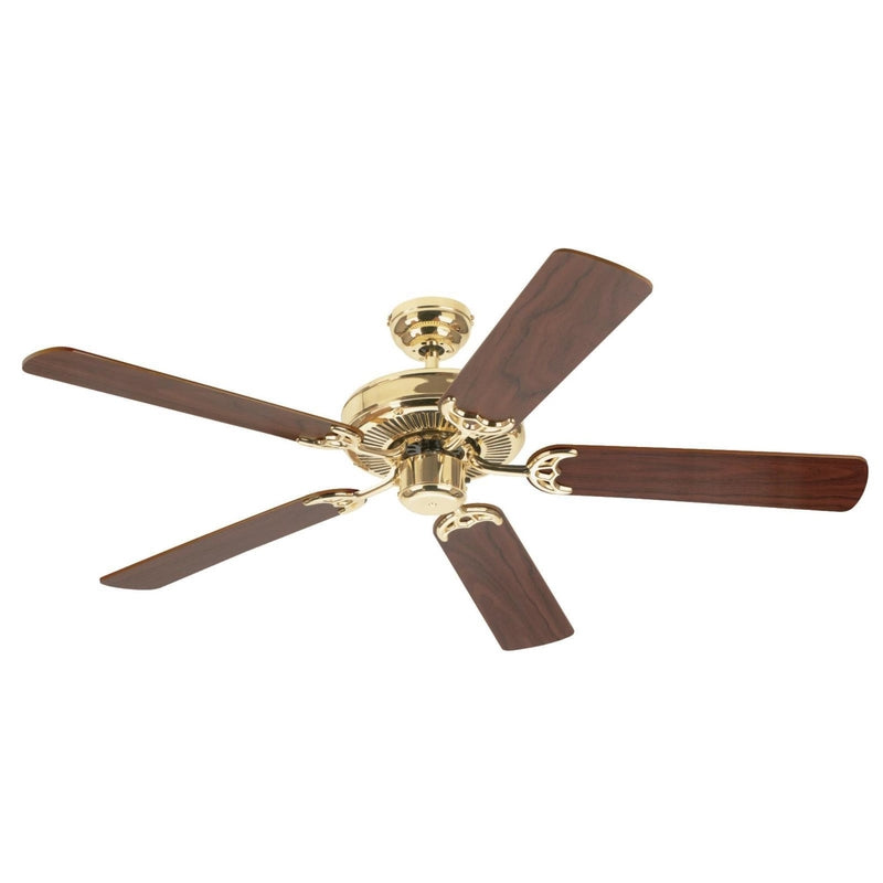 CEILING FAN PLSH BRS 52"