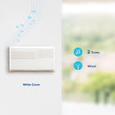 Heath Zenith White Plastic Wired Door Chime Kit