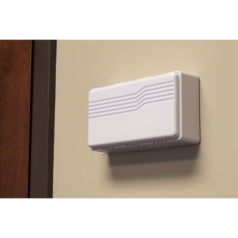 Heath Zenith White Plastic Wired Door Chime Kit