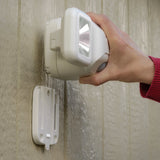 Mr. Beams High Performance Motion-Sensing Battery Powered LED White Security Light - Total Qty: 1