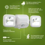Mr. Beams High Performance Motion-Sensing Battery Powered LED White Security Light - Total Qty: 1