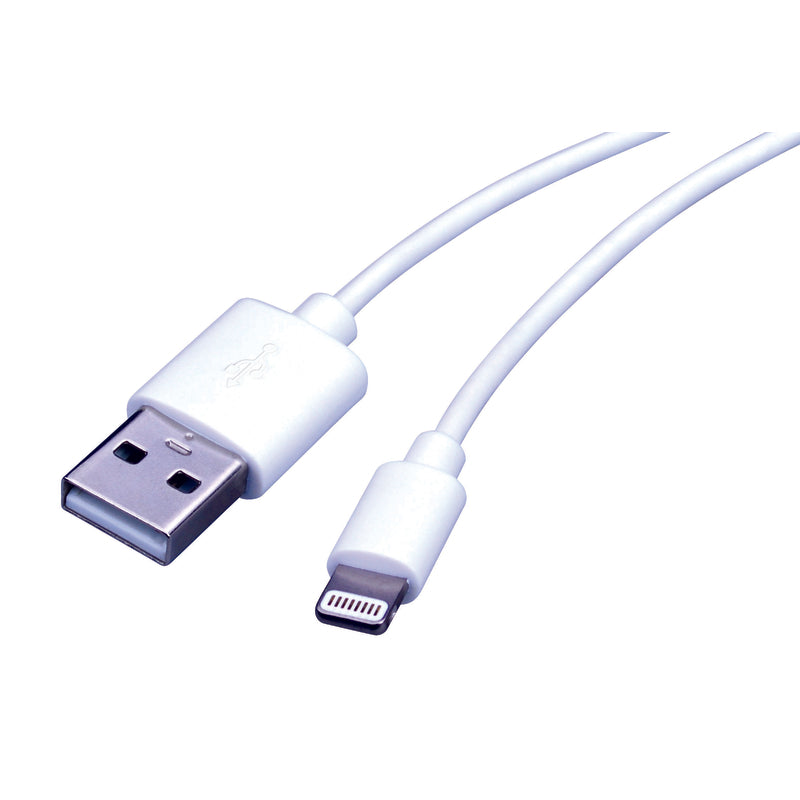 Monster Just Hook It Up Lightning to USB Charge and Sync Cable 3 ft. White