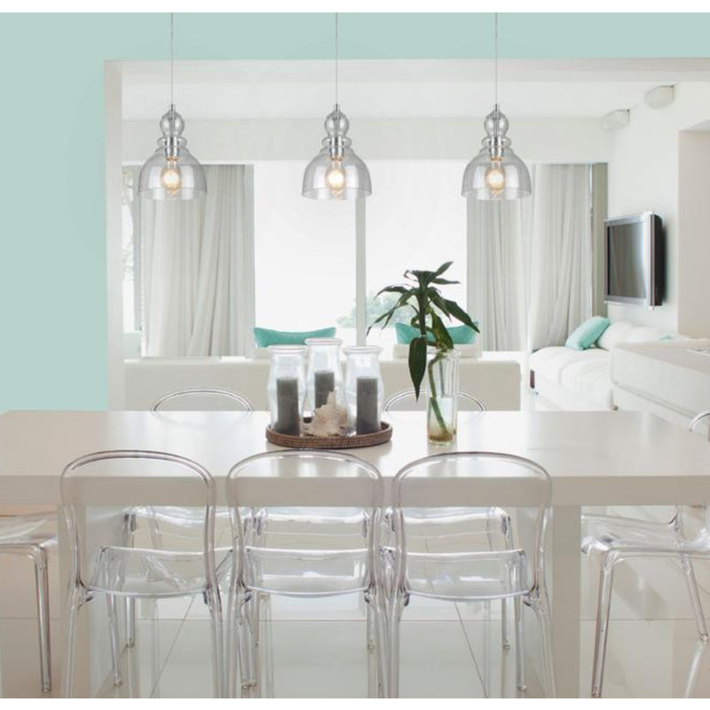 Westinghouse Fiona Brushed Nickel 1 lights Mini Pendant Light