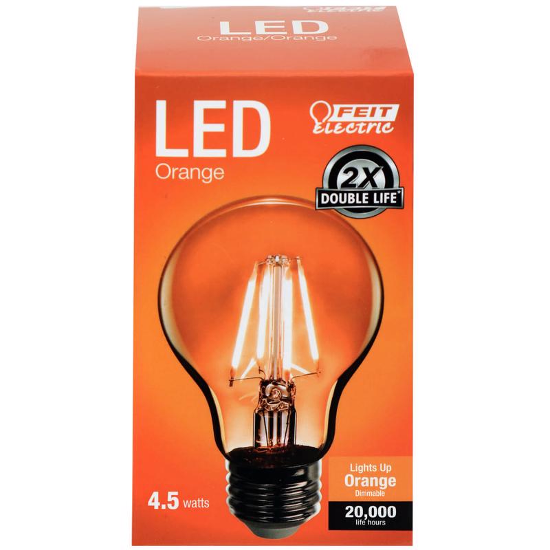 LED A19 E26 ORANGE 30W