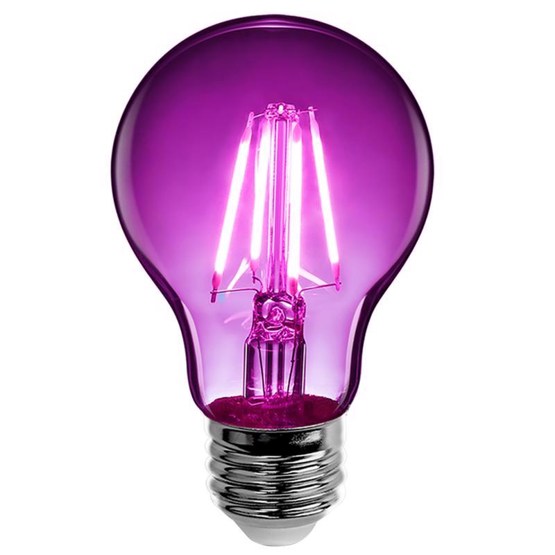 Feit A19 E26 (Medium) Filament LED Bulb Purple 30 Watt Equivalence 1 pk