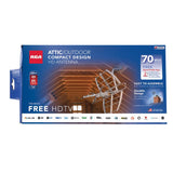 RCA Indoor and Outdoor HDTV Digital Antenna 1 pk