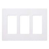 WALL PLATE WHITE 3 GANG