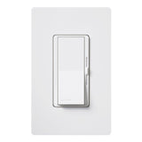 Lutron Diva White 300 W Tap Dimmer Switch 1 pk