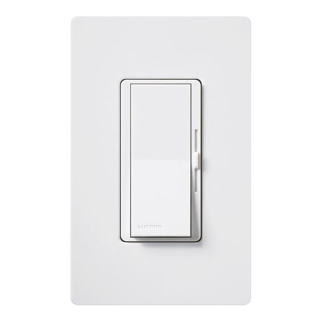 Lutron Diva White 300 W Tap Dimmer Switch 1 pk