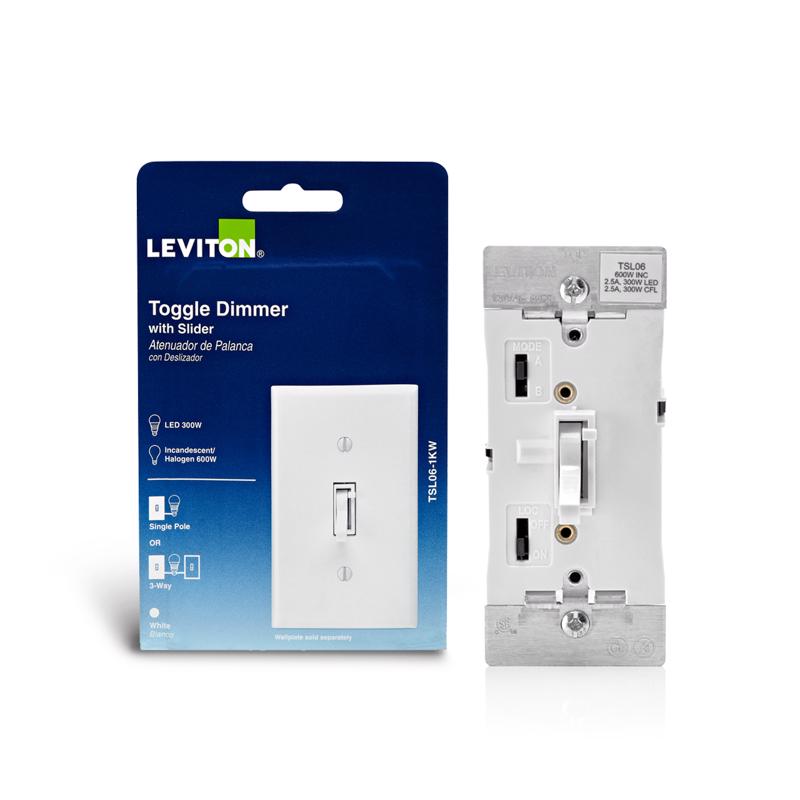 TGGL UNIV SLDE DIMMER WH