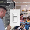 Lutron Ivory 150W for CFL and LED / 600W for incandescent and halogen W 3-Way Dimmer Switch 1 pk