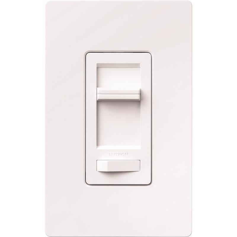 Lutron White 150W for CFL and LED / 600W for incandescent and halogen W 3-Way Dimmer Switch 1 pk