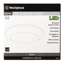 Westinghouse Brushed Nickel Metallic 3.9 in. W Steel LED Canless Recessed Downlight 12 W